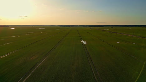 Non-agriculture-open-green-field-aerial-rural-landscape-nature-location