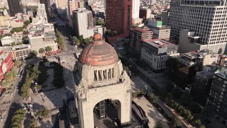 Vista-Panorámica-Con-Drone-Del-Monumento-A-La-Revolución