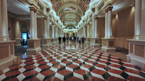 Basilica-style-Interior-Of-The-Venetian-Hotel-And-Casino-In-Las-Vegas,-Nevada