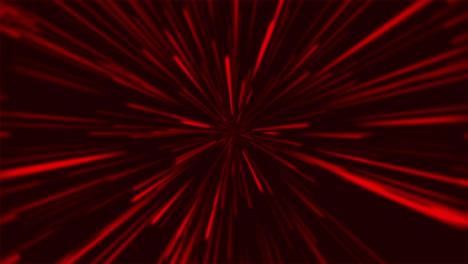 Animation-of-glowing-colorful-red-moving-lines-simulating-fiber-connections-or-hyperspace-journey