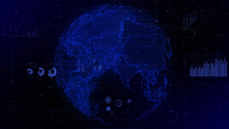 Der-Rotierende-Videohintergrund-Eines-Filmischen-Digitalen-Globus-Zeigt-Das-Land-Pakistan-Im-Zoom