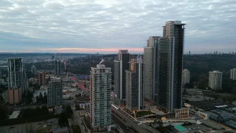 Aerial-city-view-of-residential-buildings-and-roads