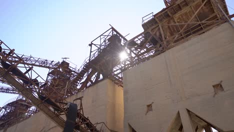 Abandoned-quarry-in-Nesher-city,-Israel