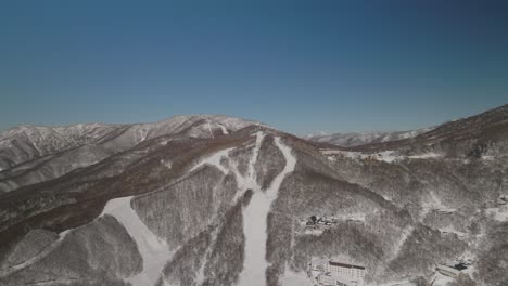 Foto-De-Paisaje-De-La-Estación-De-Esquí-Shiga-Kogen,-Japón.