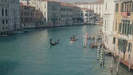 Venetian-Gondolas-on-Serene-Canal-Waters.-Picturesque-view