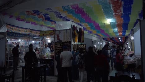 Sales-stands-with-Oaxacan-products-with-different-themes