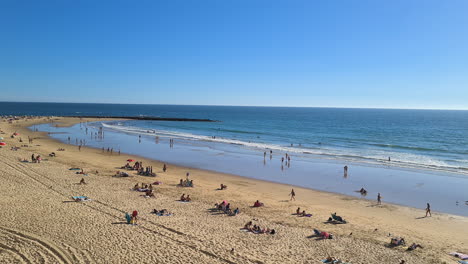Santa-Maria-del-Mar-Beach,-Cadiz,-Spain