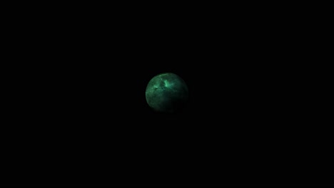 Planeta-Verde-De-4k-En-La-Oscuridad-Del-Espacio.