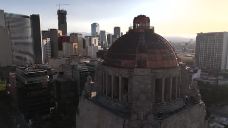 Monumento-A-La-Revolución-Arriba-Con-Drone