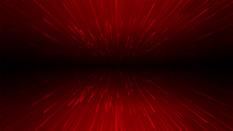 Animation-of-glowing-colorful-red-flowing-lines