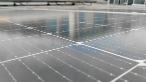 Solar-panels-are-installed-in-the-roof-area-of-the-building-to-harvest-solar-energy-and-turn-it-into-electricity-for-daily-use