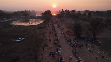 Vat-Phou-Festival,-Champasak,-Laos