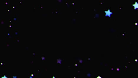 Rosa,-Blaue-Und-Violette-Partikel-Auf-Schwarzem-Hintergrund