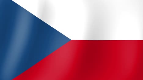 Animation-of-Czechia-flag-waving-in-the-wind