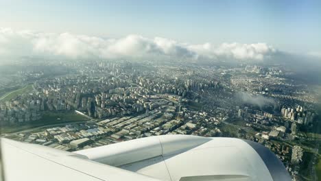 flight-revealing-city-of-Istanbul-turkey-capital