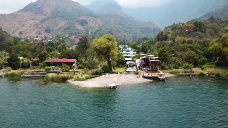 Lake-port,-ocean-in-Guatemala-San-marcos