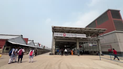 La-Recién-Inaugurada-Terminal-De-Metro-De-Howrah