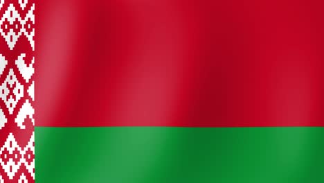 Animation-Der-Im-Wind-Wehenden-Weißrussischen-Flagge