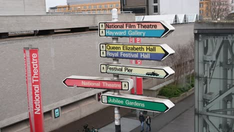 Viele-Orte-Außerhalb-Des-Nationaltheaters,-London,-Großbritannien