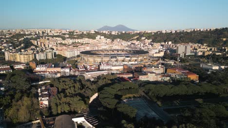 Aerial-Pedestal-Up-Reveals-Stadio-Diego-Armando-Maradona