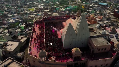 Aerial-drone-view-you-are-moving-from-front-to-back-there-are-many-people-flying-colors-and-all-people-are-dancing