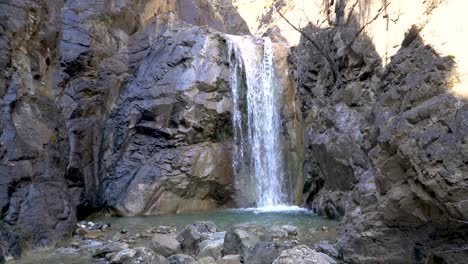 Mesolouri-Waterfall-in-Grevena-Greece.-Static-Shot-Video