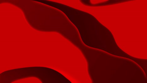 Abstract-animated-background-of-red-fluid-waves-shapes