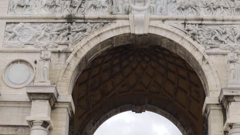 Close-shot-with-details-of-Monument-of-WAR-in-GENOA-in-Italy