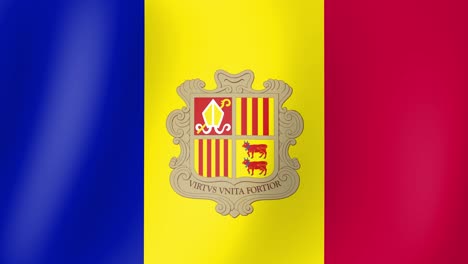 Animation-of-Andorra-flag-waving-in-the-wind
