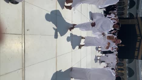 Vertical-Video-Of-Umrah-Pilgrim-Taking-Shot-of-Kaaba
