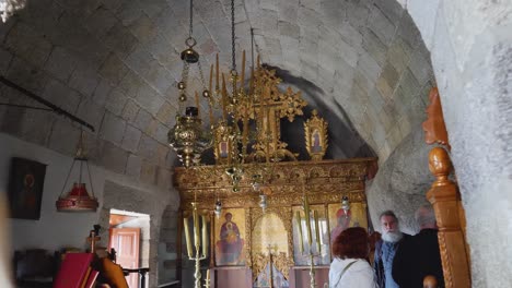 A-stunning-view-captures-the-breathtaking-altar-inside-the-renowned-Cave-of-the-Apocalypse-church-in-Patmos