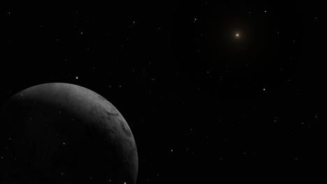 Oberfläche-Des-Planeten-Haumea-Im-Weltraum