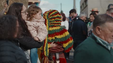 Young-Careto-Amongst-Parade-Onlookers-in-Podence,-Portugal