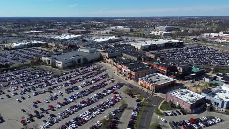 Polaris-Mall-En-Columbus,-Ohio-Drone-Aéreo