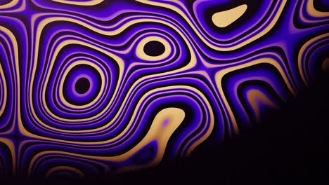 Lila-Und-Beige-Farbe-Wellig-Psychedelisch-Abstrakt-Optische-Täuschung-Schleifen-Hintergrund