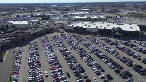 Polaris-Mall-in-Columbus,-Ohio-aerial-drone