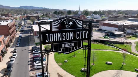 aerial-johnson-city-tennessee-sign