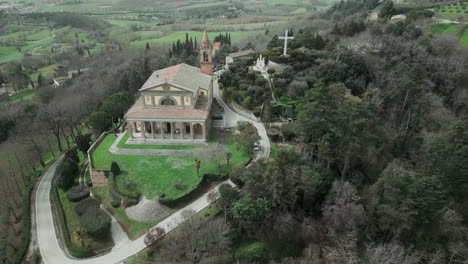 Drone-Views:-Discovering-Madonna-del-Transito-di-Canoscio-Sanctuary-from-Above