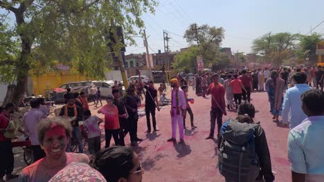 A-small-troupe-in-the-bazaar-is-entertaining-its-local-public-by-walking-men-on-tightropes-and-balancing-by-belencing-and-riding-on-bicycle-rings-and-doing-different-stunts