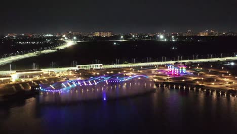 Establishing-Shots-where-the-Moto-Ney-fountain-show-is-visible-and-the-laser-show-is-also-visible