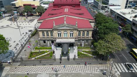 Toma-De-Drone-Flotante-Del-Teatro-Nacional