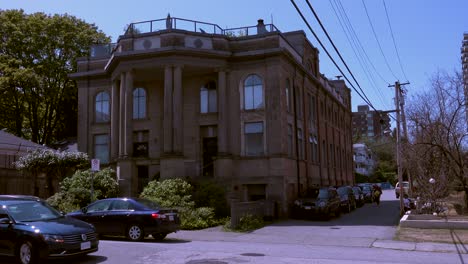 Historic-old-building-with-people-walking