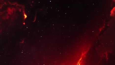 Red--Nebula-In-Space,-video-background