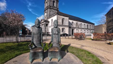 Waterford-Irland-Stadtzentrum-Christ-Church-Kathedrale-Und-Sehenswürdigkeiten-An-Einem-Frühlingstag