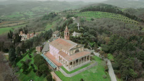 Heiterkeit-Aus-Der-Luft:-Madonna-Del-Transit-Der-Wallfahrtskirche-Canoscio-In-Città-Di-Castello