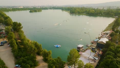 Vista-Aérea-Por-Drones-De-Wakelake-Golden-Sands