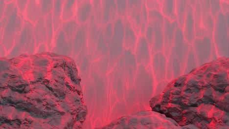 A-Electric-Red-Energy-Between-Rocks-background