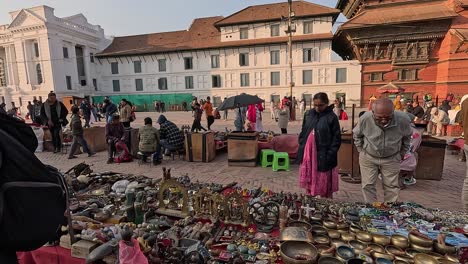 Großer-Traditioneller-Touristenmarkt-Von-Kathmandu