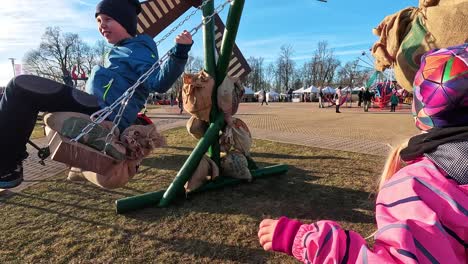 31-March-2024,-Sigulda,-Latvia:-Siguldas-Swing-Festival-on-Easter