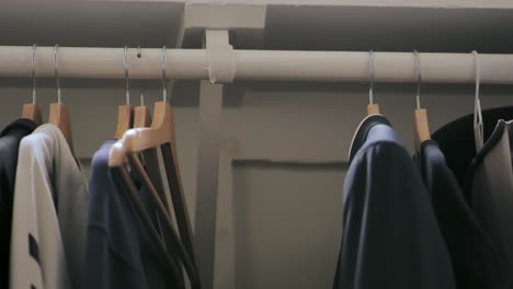 Clothing-rack-inside-a-closet